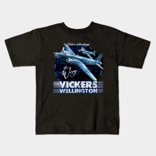 Vickers Wellington  WW2 British Bomber Aircraft Kids T-Shirt